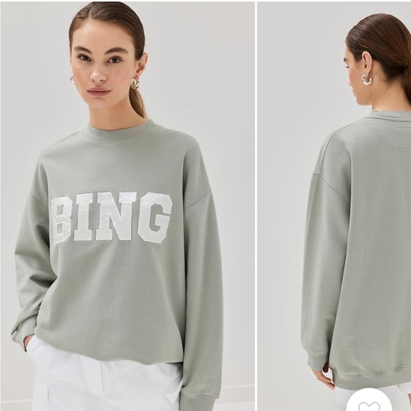 Anine Bing Sage Green Sweater